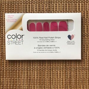 Color Street Black 100% Nail Polish Strips